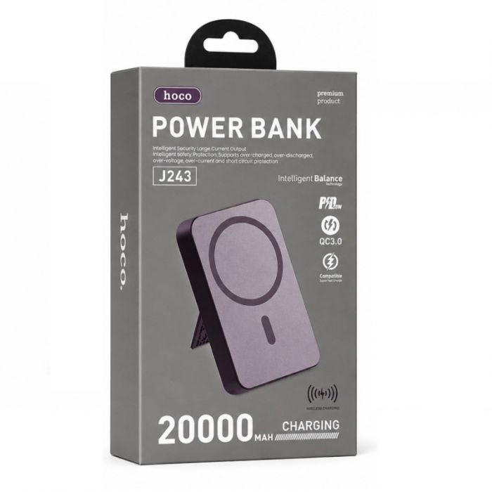 Внешний аккумулятор Hoco J243 QC3.0+PD20W 20000 мАч черный